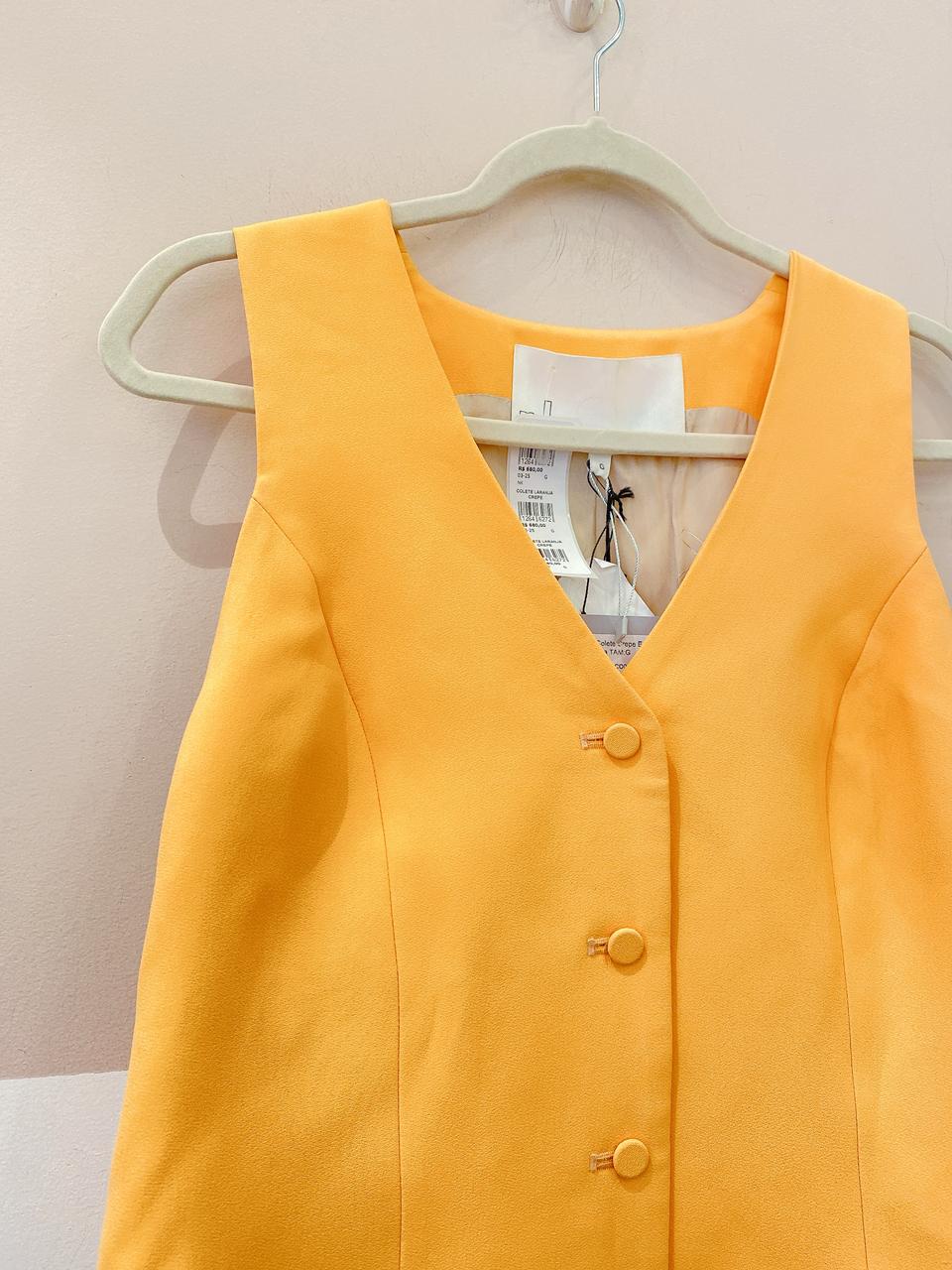Colete laranja crepe NK G