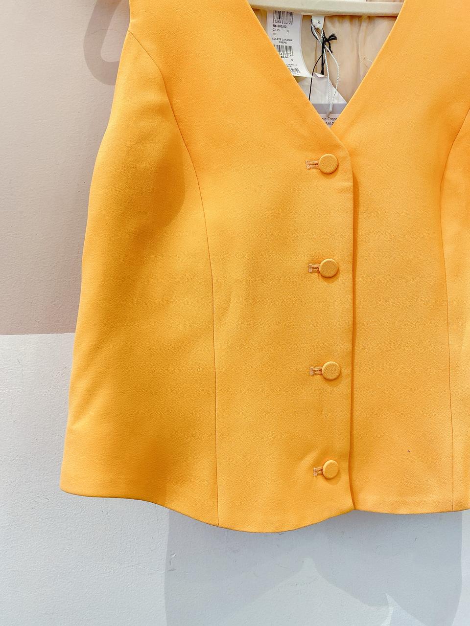 Colete laranja crepe NK G
