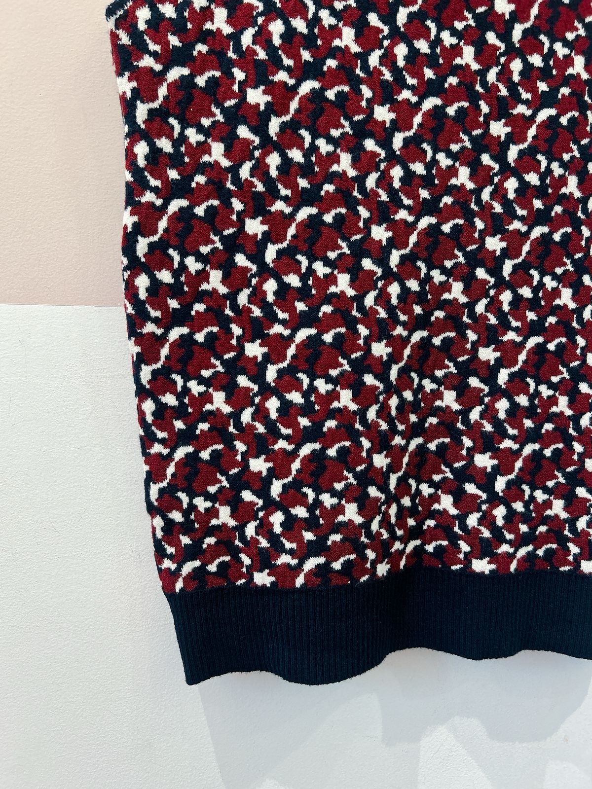 Blusa tricot gola marinho Maria Filó G