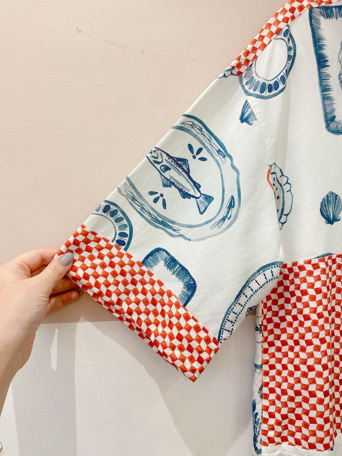 Blusa estampada Anpô M