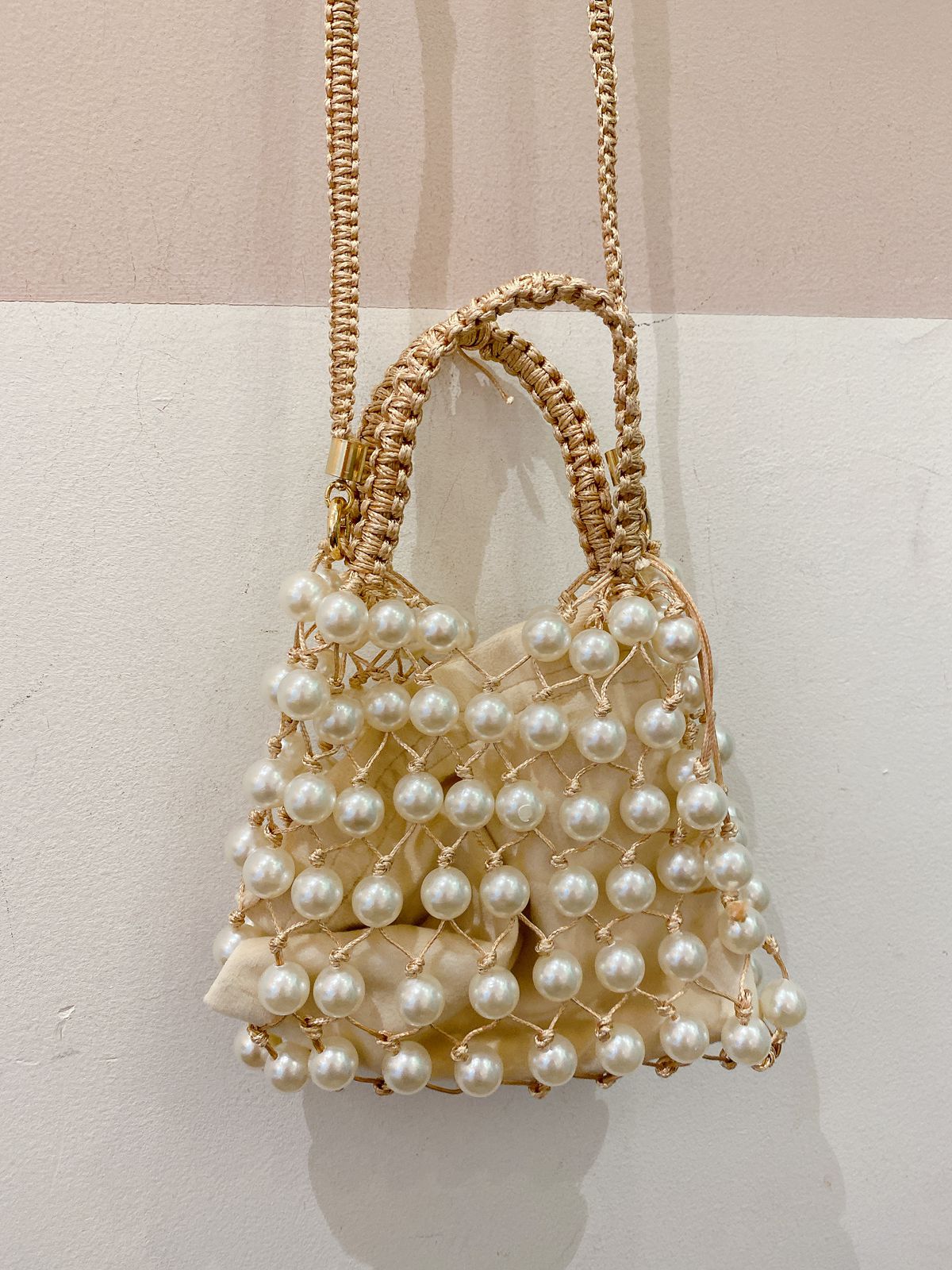 Bolsinha pérolas