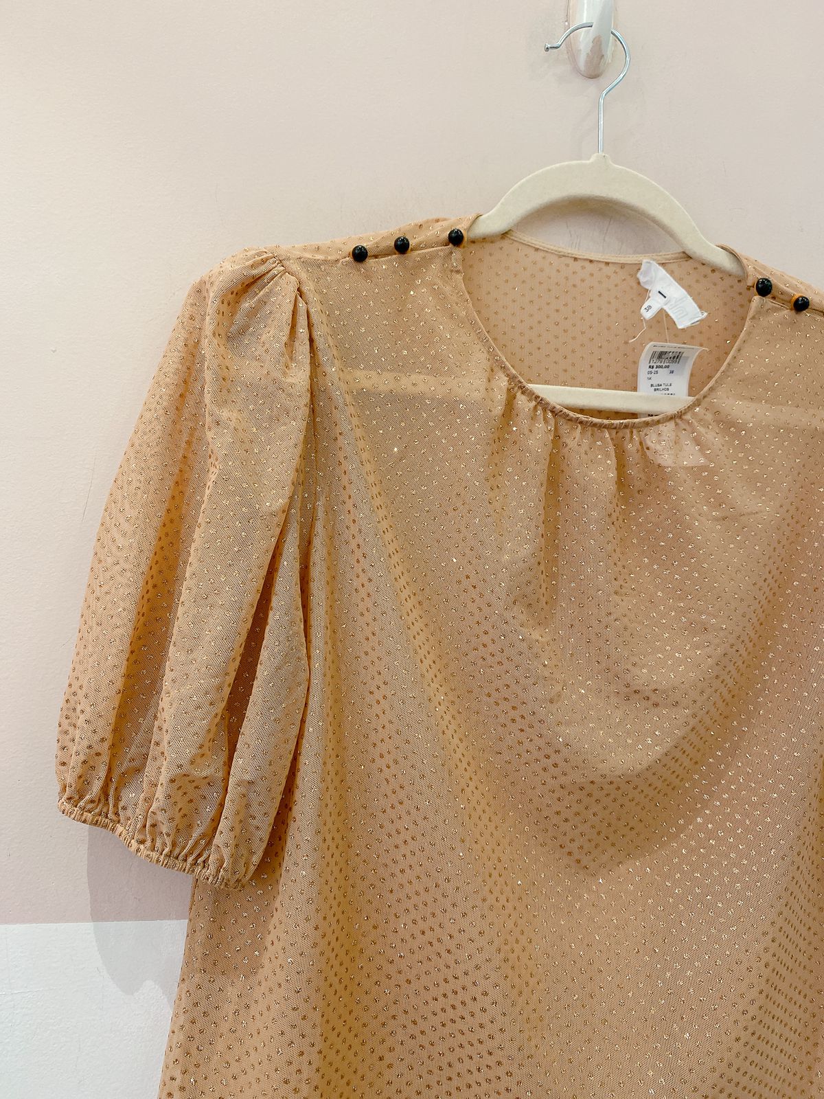 Blusa tule brilhos NK 38