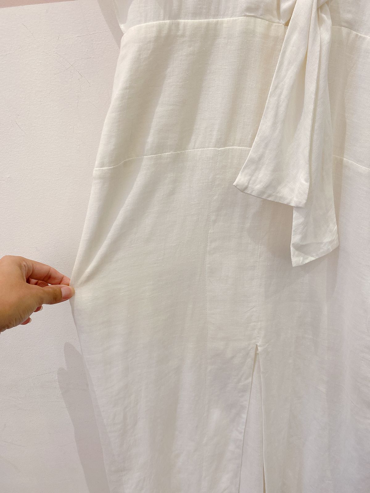 Vestido midi off Vix M