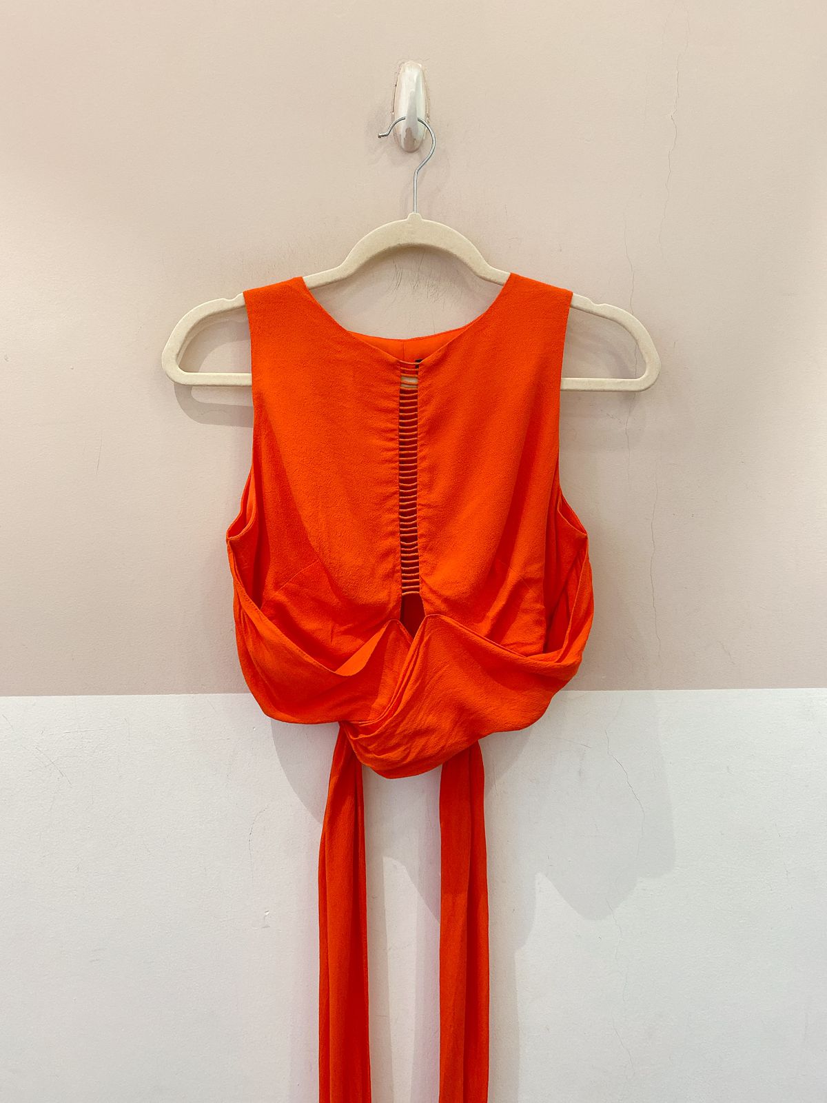 Blusa laranja amarração C. Club! 38