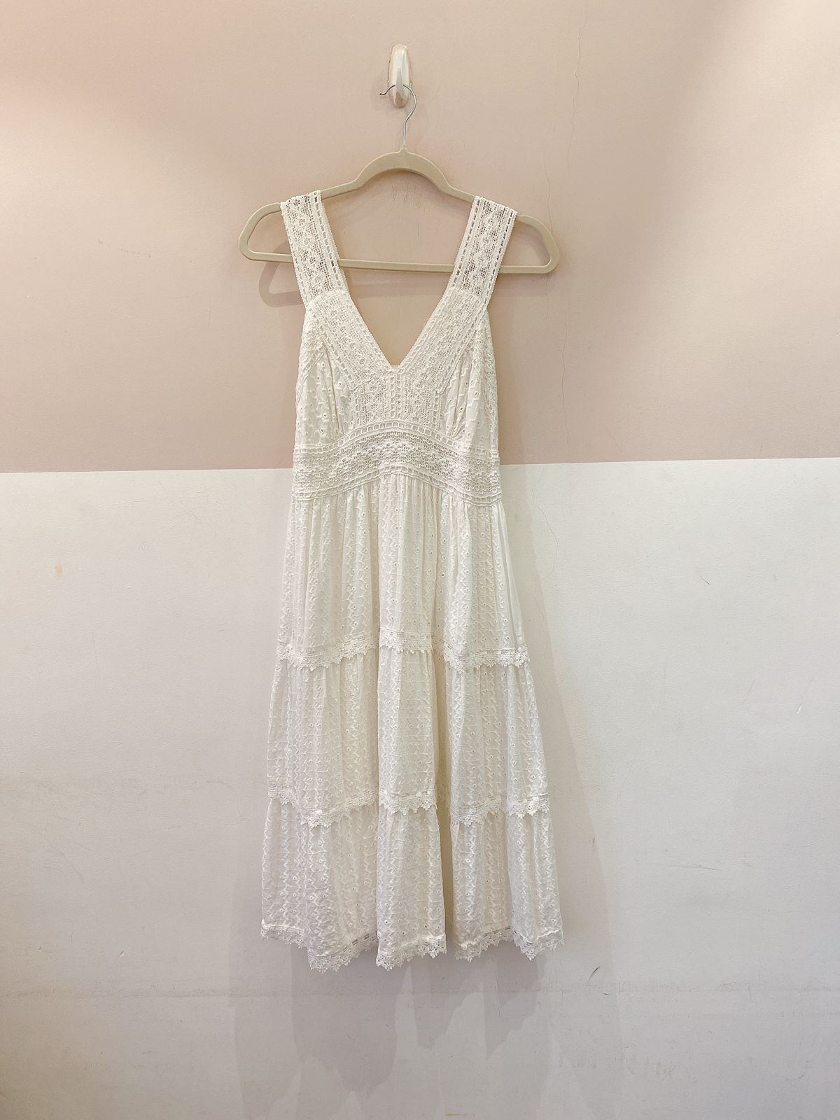 Vestido off renda laise P