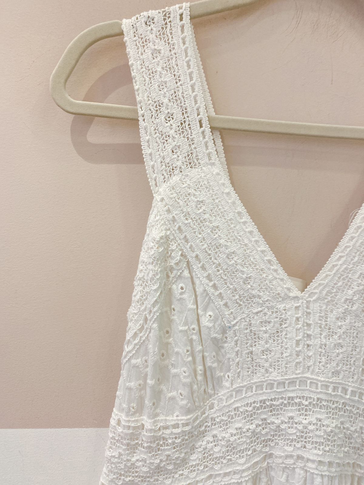 Vestido off renda laise P