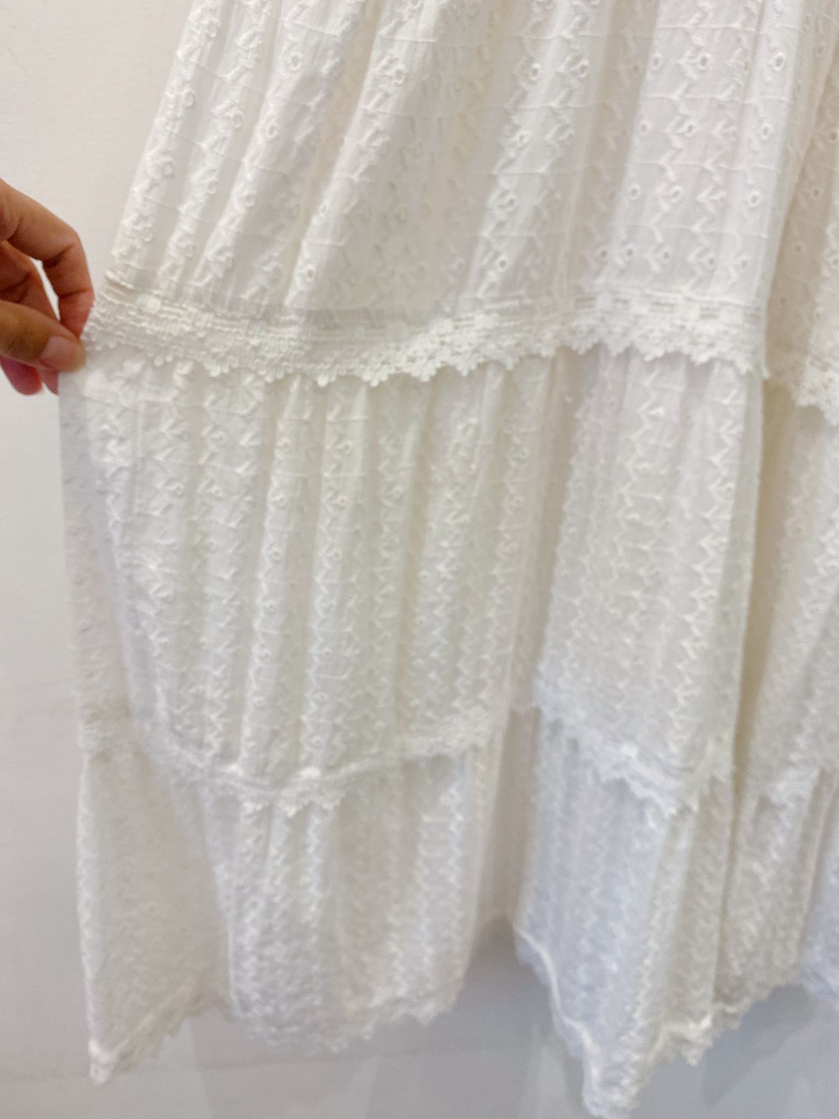 Vestido off renda laise P