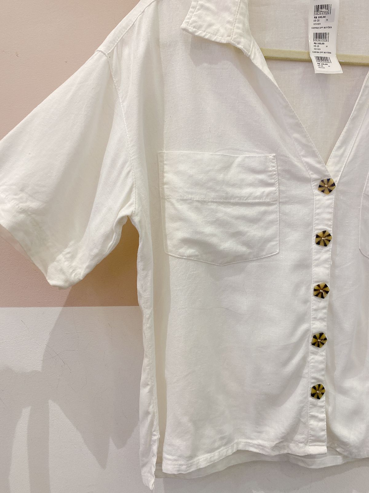 Camisa off botões Renner M