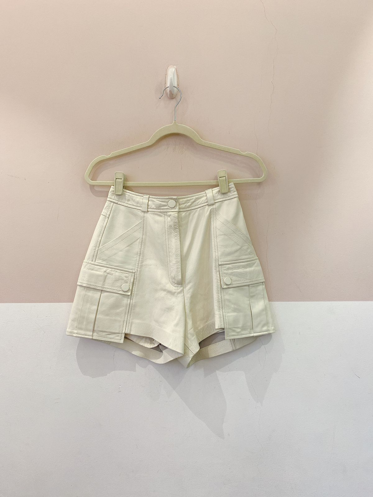 Short off couro BY NV 32