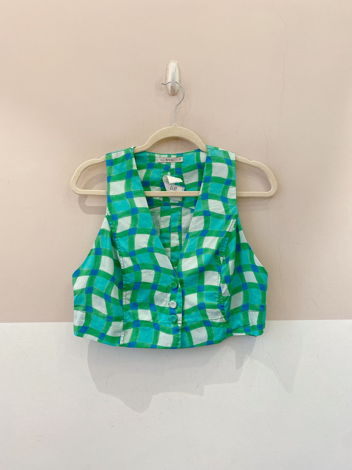 Colete verde e azul Dress To P