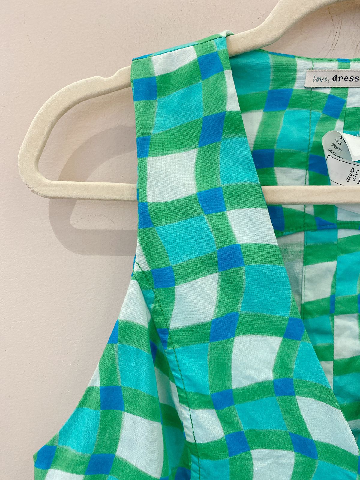 Colete verde e azul Dress To P