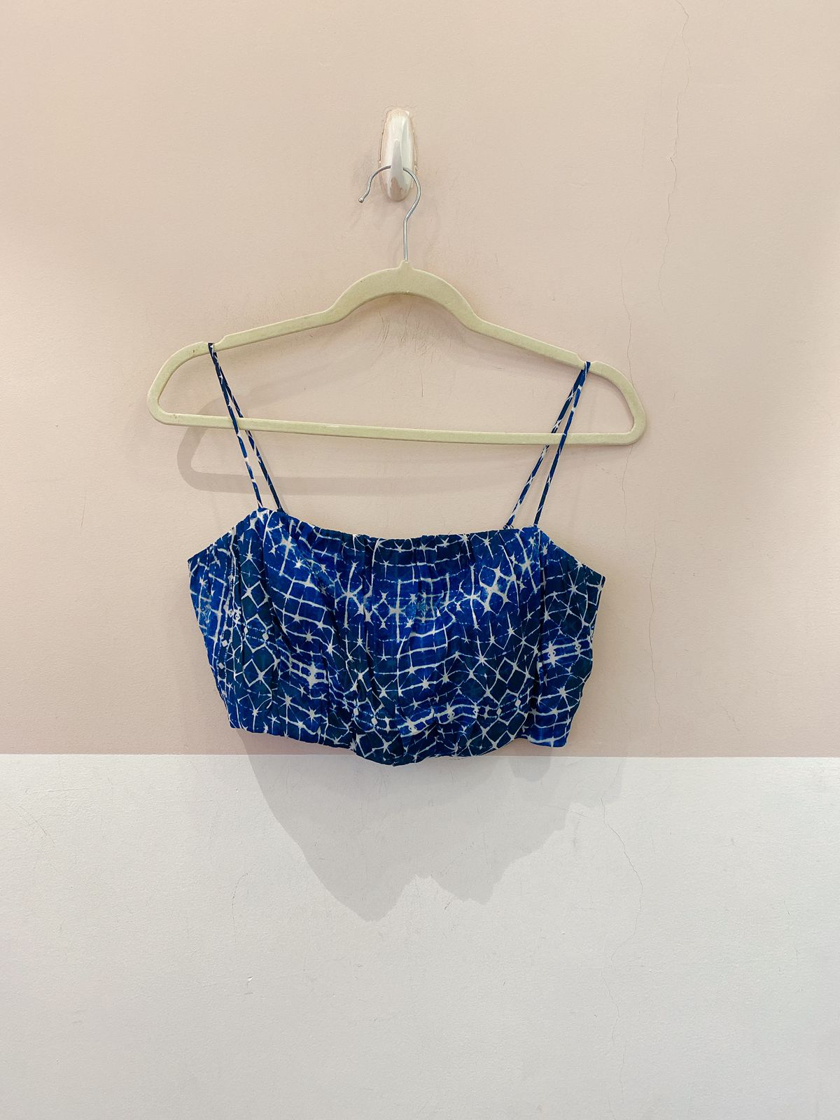 Cropped azul estampado Animale 38