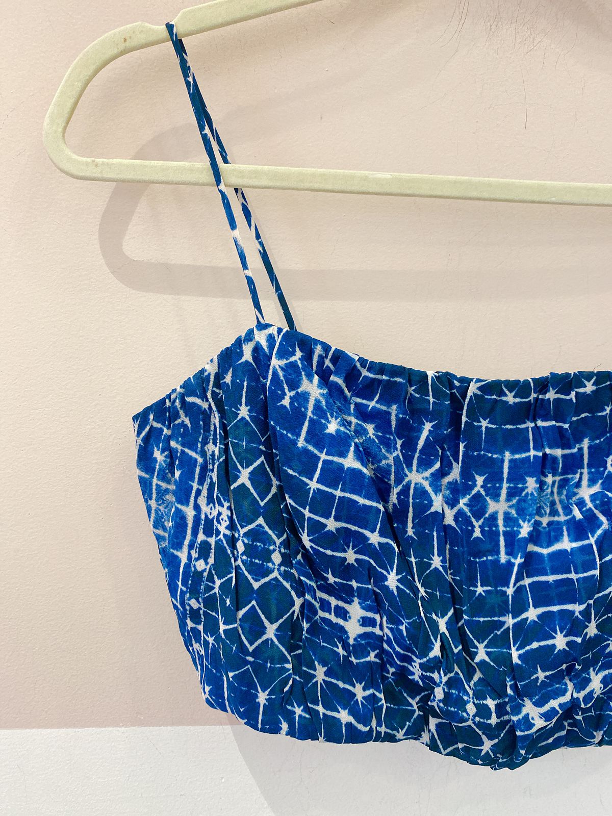 Cropped azul estampado Animale 38
